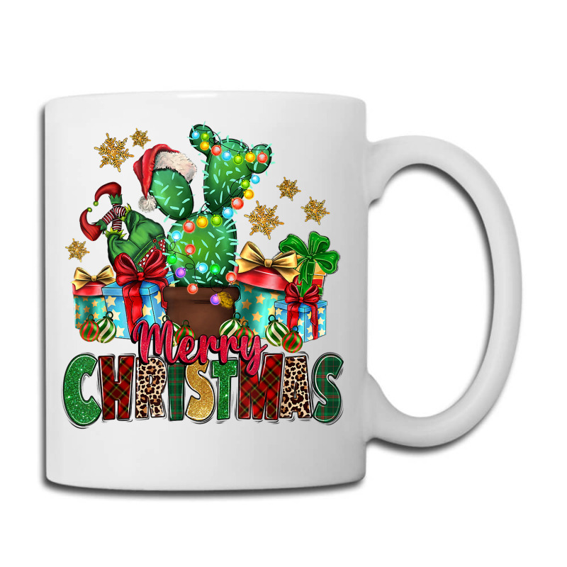 Western Christmas Cactus Leopard Merry Christmas T Shirt Coffee Mug | Artistshot