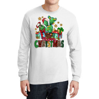 Western Christmas Cactus Leopard Merry Christmas T Shirt Long Sleeve Shirts | Artistshot