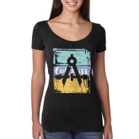 Architect Engineer Vintage Retro Compass Women's Triblend Scoop T-shirt | Artistshot