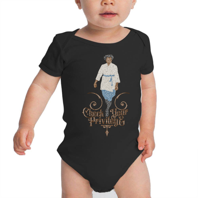 Check Your Privilege Circle Design Baby Bodysuit by Koenig Bridget | Artistshot