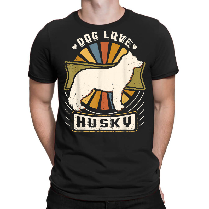 Siberian Husky Vintage Classic Retro Dog Lover T Shirt T-shirt | Artistshot