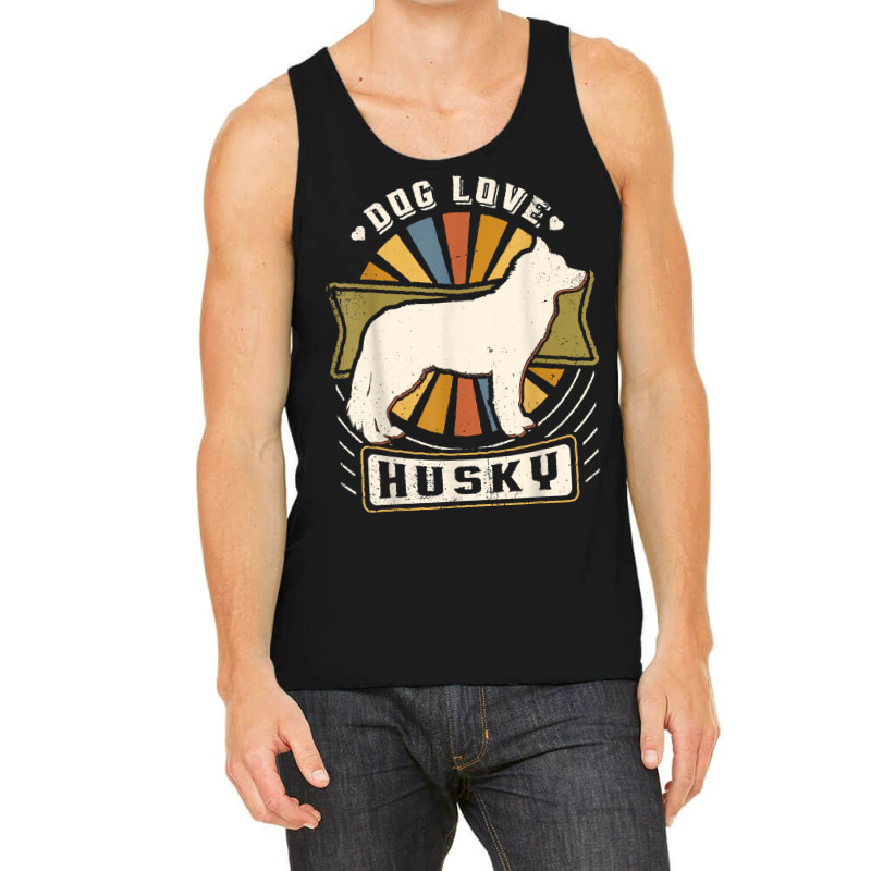 Siberian Husky Vintage Classic Retro Dog Lover T Shirt Tank Top | Artistshot