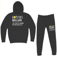 Softball Grandpa Like A Baseball Grandpa With Bigger Balls T Shirt Hoodie & Jogger Set | Artistshot