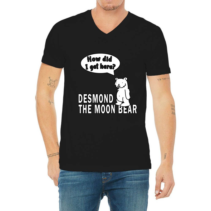 Desmond The Moon Bear V-neck Tee | Artistshot