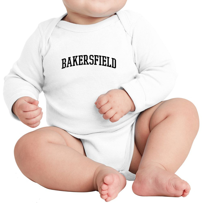 Bakersfield Athletic Arch College University Alumni Long Sleeve Baby Bodysuit by cekiccachevc | Artistshot