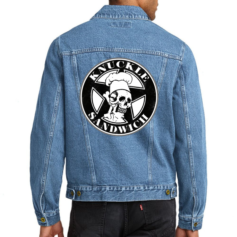 Custom Guy Fieri Knuckle Sandwich Men Denim Jacket By Hot Pictures