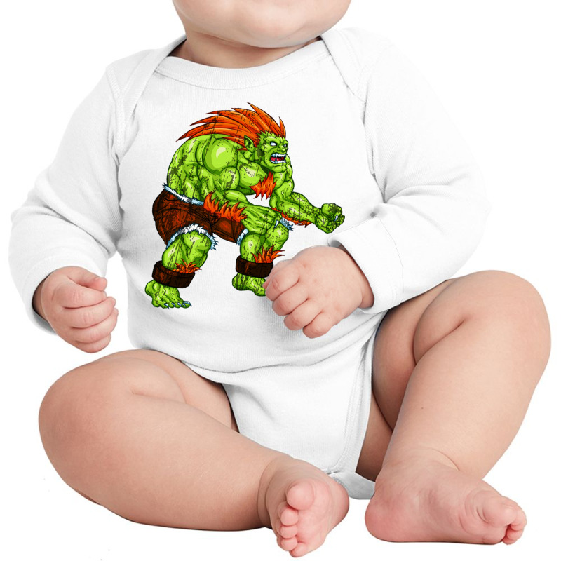 Blanka Long Sleeve Baby Bodysuit by rogxever | Artistshot