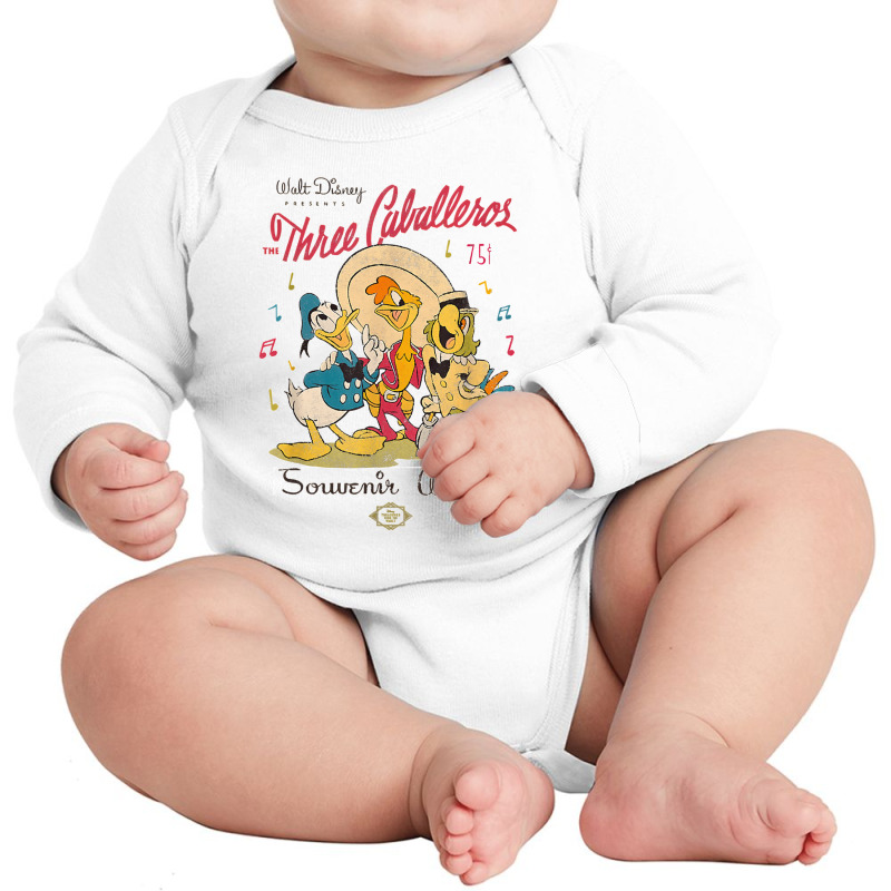 The Three Caballeros Long Sleeve Baby Bodysuit by Judy D Fogel | Artistshot