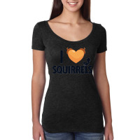 I Love Squirrels Eastern Gray Japanese Fox Squirrel Premium Women's Triblend Scoop T-shirt | Artistshot