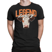 Legend Dairy Apparel Funny Cow Milker Legendairy Cow Pun T-shirt | Artistshot