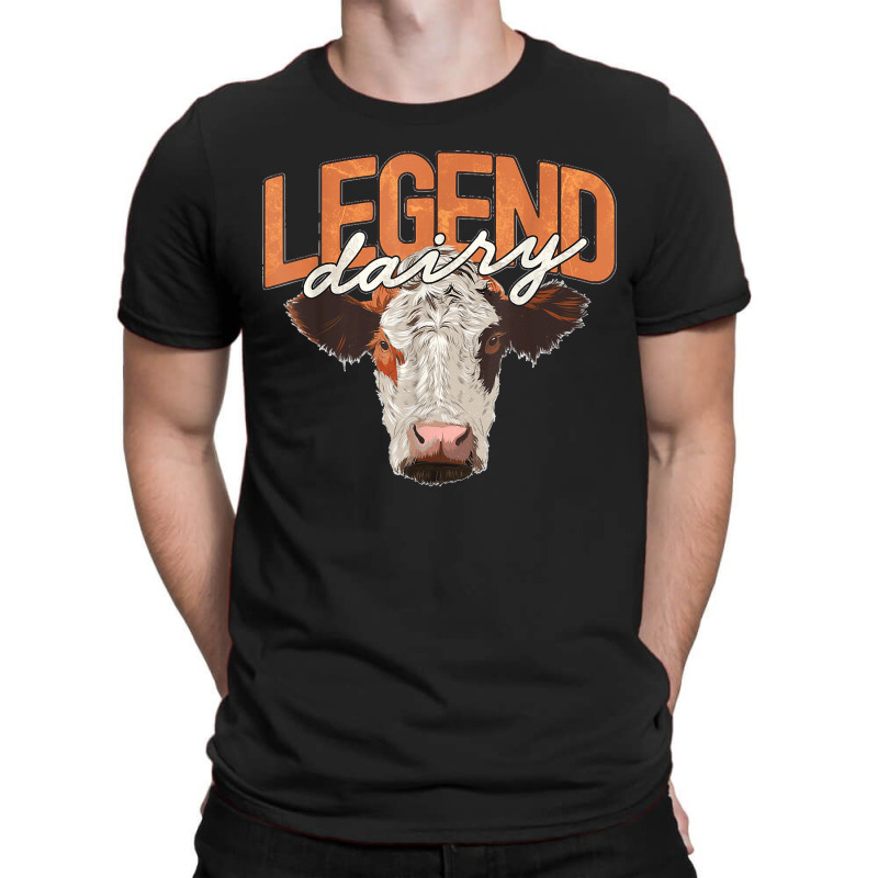 Legend Dairy Apparel Funny Cow Milker Legendairy Cow Pun T-shirt | Artistshot