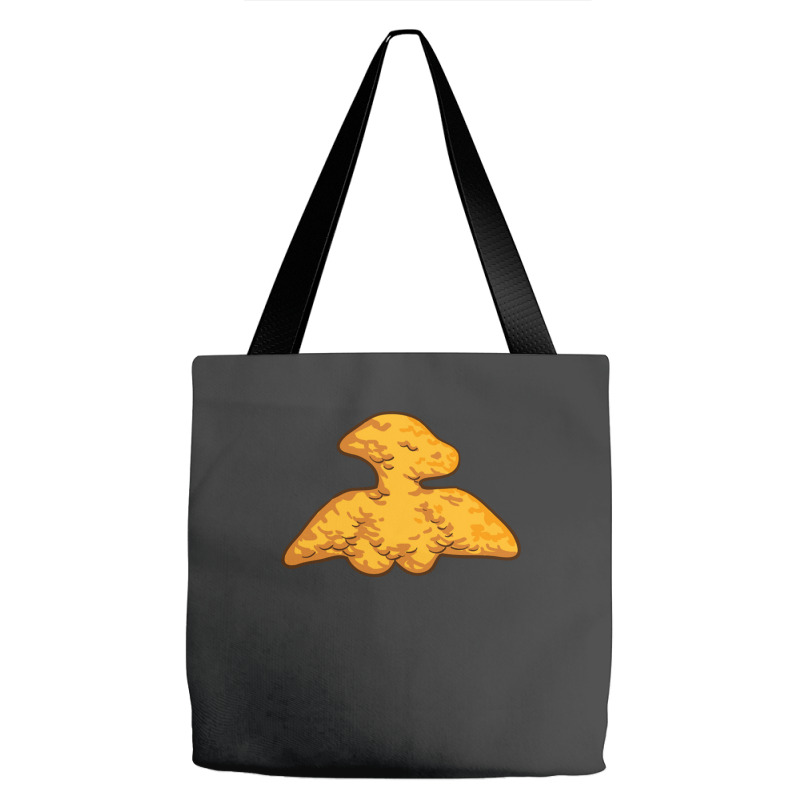 Dino Pterosaur Chicken Nugget Pattern Funny Dino Pterodactyl Tote Bags | Artistshot