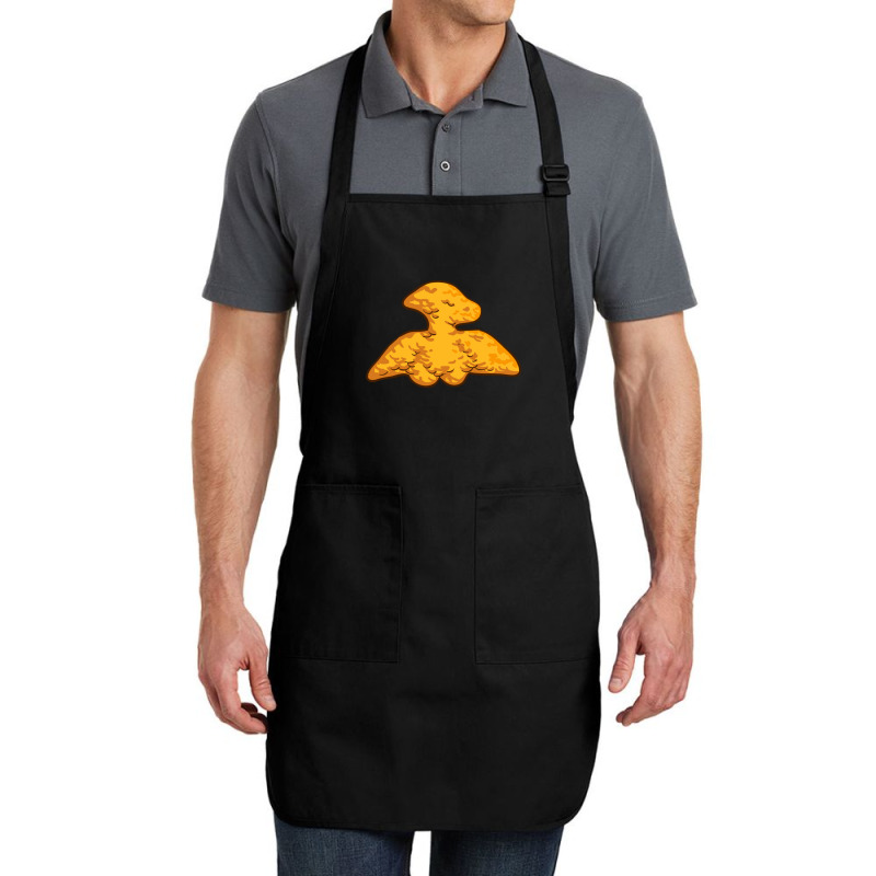 Dino Pterosaur Chicken Nugget Pattern Funny Dino Pterodactyl Full-length Apron | Artistshot