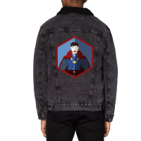 Strange Stranges Unisex Sherpa-lined Denim Jacket | Artistshot