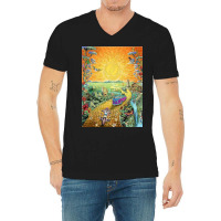 Grateful Sun V-neck Tee | Artistshot