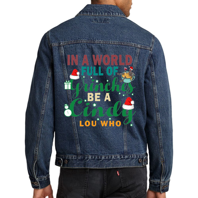 Best Christmas Quotes Men Denim Jacket | Artistshot