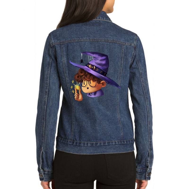 Little Wizard Ladies Denim Jacket by Mcrae Murry | Artistshot