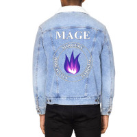 Mage Fantasy Rpg Class Arcane Magic Unisex Sherpa-lined Denim Jacket | Artistshot