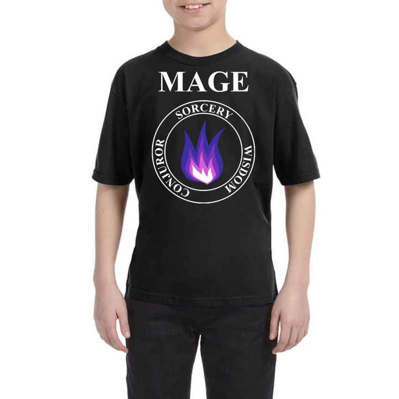 Mage Fantasy Rpg Class Arcane Magic Youth Tee by Mcrae Murry | Artistshot