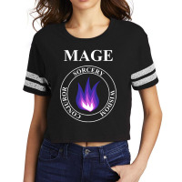 Mage Fantasy Rpg Class Arcane Magic Scorecard Crop Tee | Artistshot