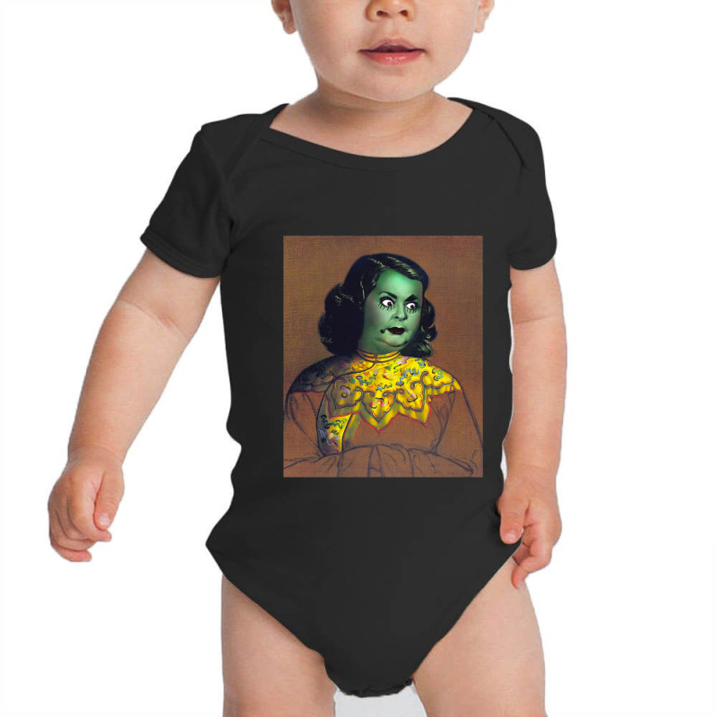 Green Cyclops Lady Happy Baby Bodysuit by bardol fbay | Artistshot