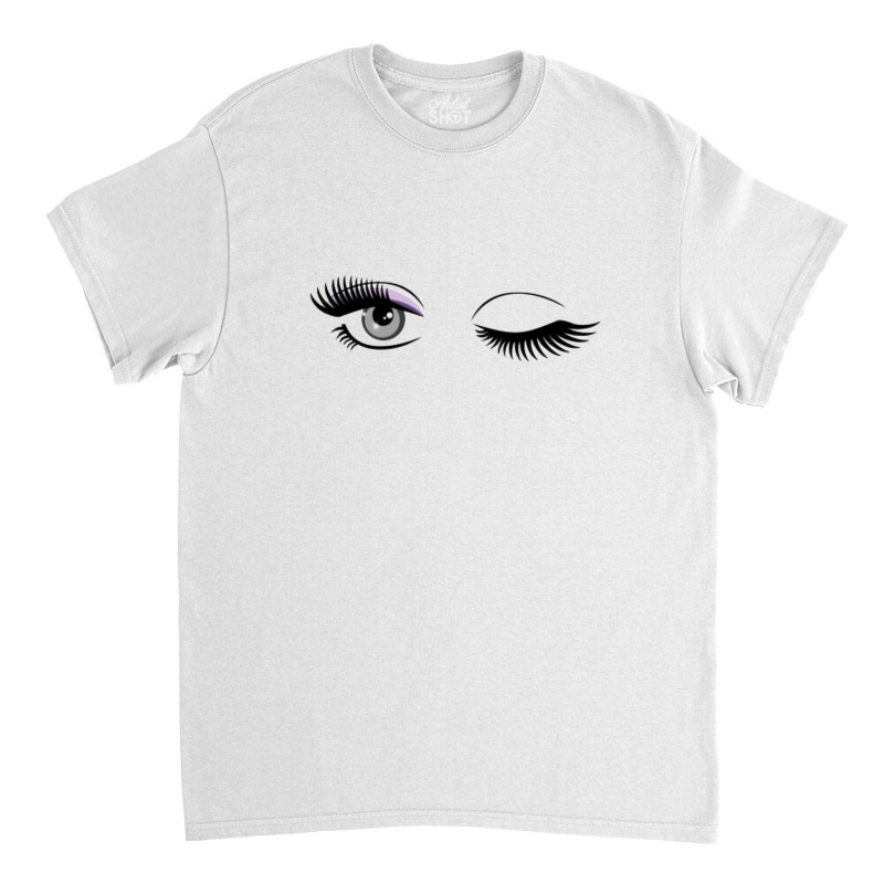 Eyelashes Blink Classic T-shirt by dendikamanta | Artistshot