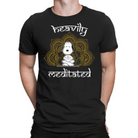 Peanuts Funny Heavily Meditated T-shirt | Artistshot