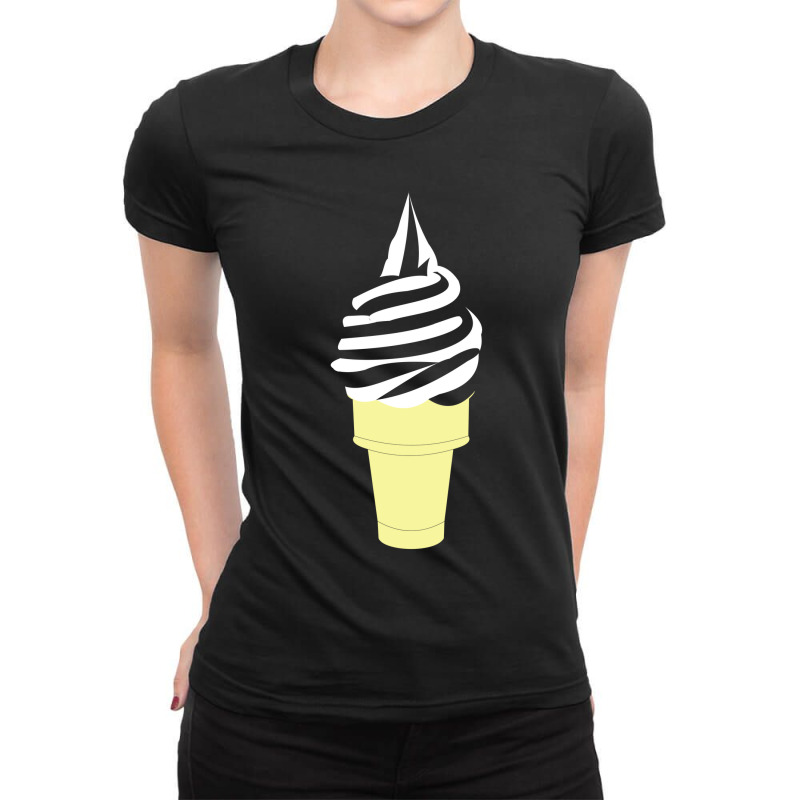 Ice Cream Vanilla Ladies Fitted T-Shirt by ririnai | Artistshot