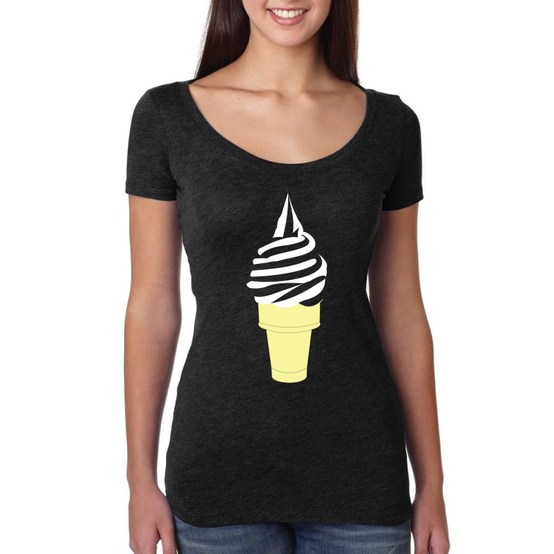 Ice Cream Vanilla Women's Triblend Scoop T-shirt by ririnai | Artistshot