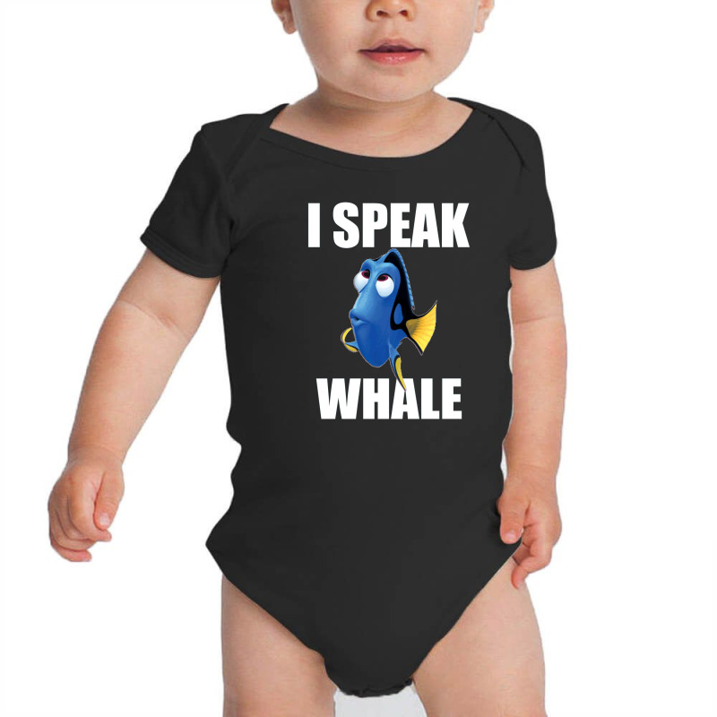 Finding Dory I Speak Whale [blue] Baby Bodysuit | Artistshot