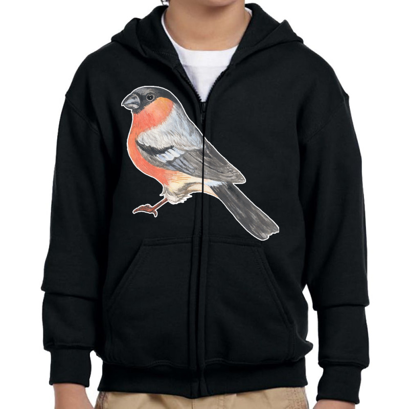 Eurasian Bullfinch T  Shirt Eurasian Bullfinch Bird T  Shirt Youth Zipper Hoodie | Artistshot