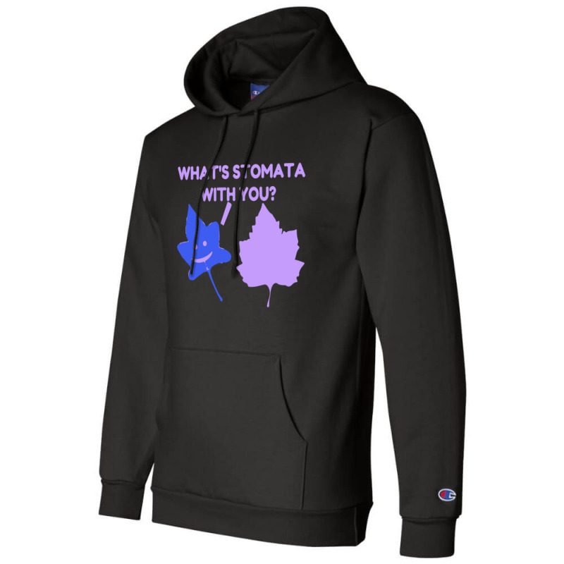 What Is Stomata With You Champion Hoodie | Artistshot