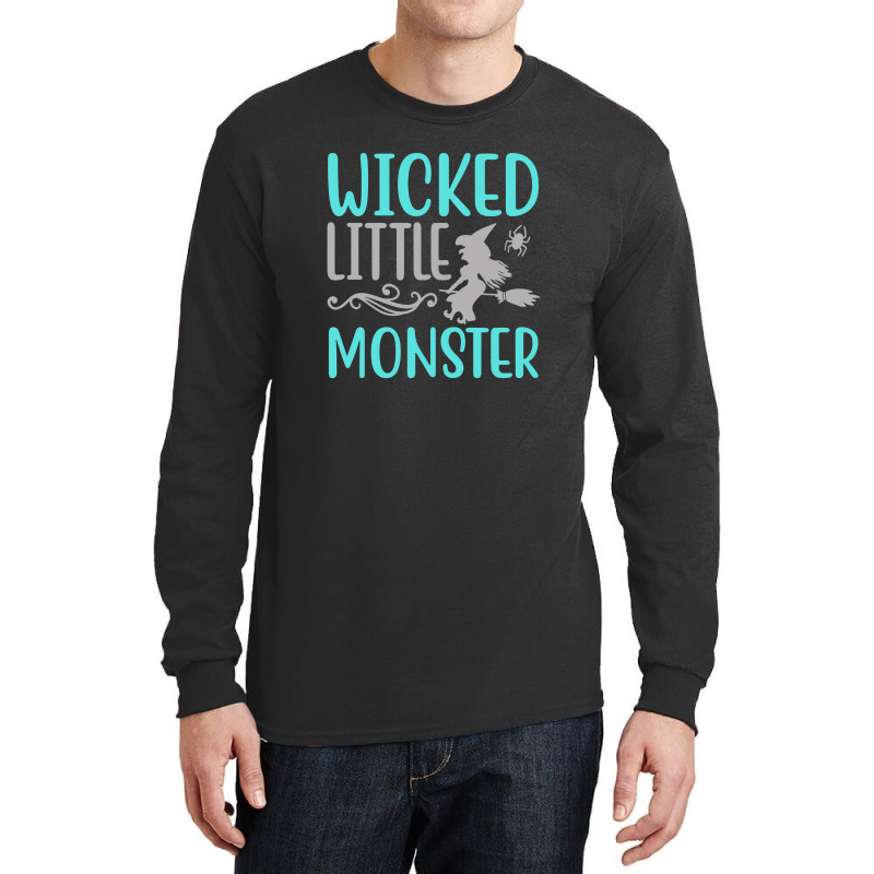 Wicked Little Monster Long Sleeve Shirts | Artistshot