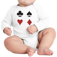 Cards Logo Long Sleeve Baby Bodysuit | Artistshot