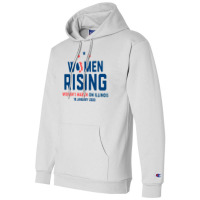 Women's Rising   Women's March On Illinois 2 Champion Hoodie | Artistshot