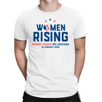 Women's Rising   Women's March On Louisiana 2 T-shirt | Artistshot