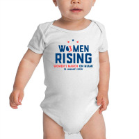 Women's Rising   Women's March On Miami 2 Baby Bodysuit | Artistshot