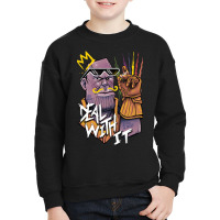 Deal With It Youth Sweatshirt | Artistshot