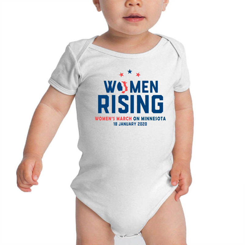 Women's Rising   Women's March On Minnesota 2 Baby Bodysuit | Artistshot