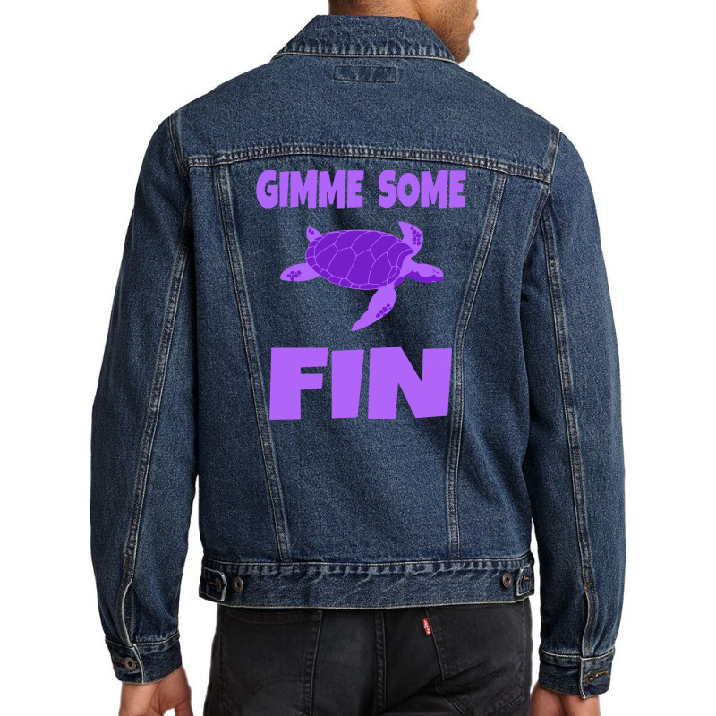 Gimme Some Fin Men Denim Jacket | Artistshot