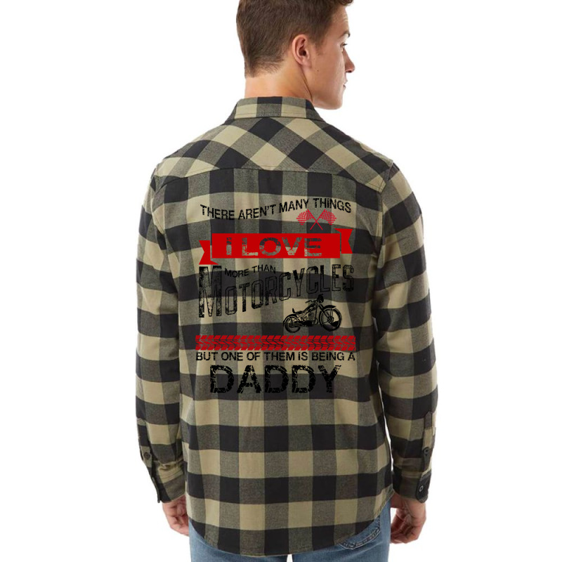 This Daddy Loves Motorcycles Flannel Shirt | Artistshot