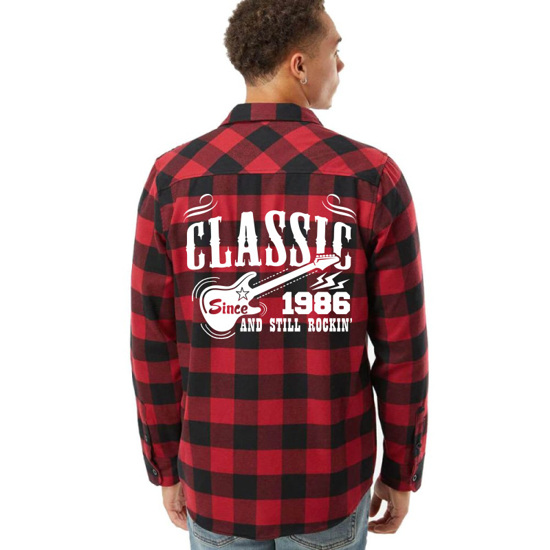 Classic Since 1986 Flannel Shirt | Artistshot