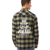 Keep Calm And Let Jerry Handle It Flannel Shirt | Artistshot