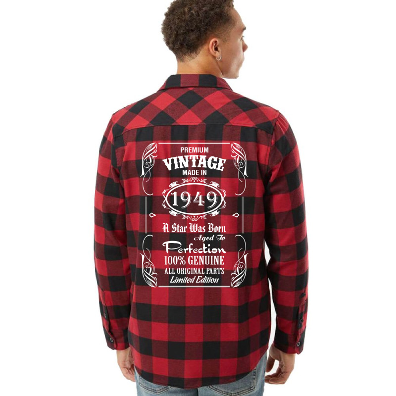 Premium Vintage Made In 1949 Flannel Shirt | Artistshot
