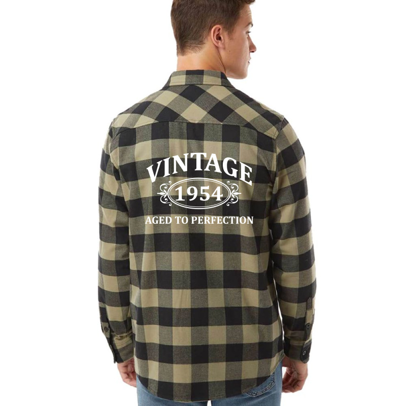 Vintage 1954 Aged To Perfection Flannel Shirt | Artistshot