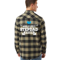Worlds Best Stepdad Ever 1 Flannel Shirt | Artistshot