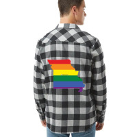 Missouri Rainbow Flag Flannel Shirt | Artistshot