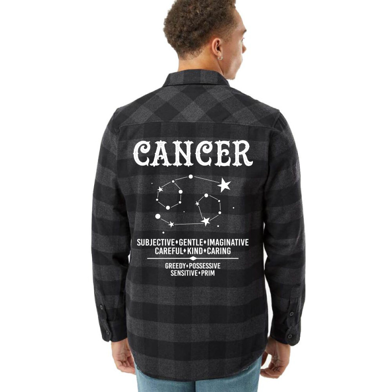 Cancer Zodiac Sign Flannel Shirt | Artistshot