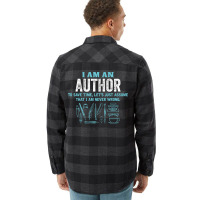 I Am An Author... Flannel Shirt | Artistshot