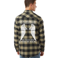 My Big Brother Is My Guardian Angel Flannel Shirt | Artistshot